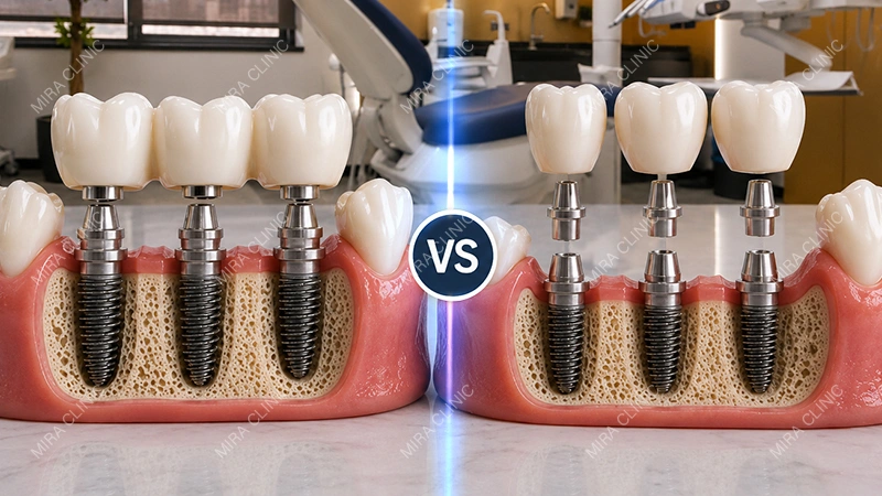 Implant Bridge vs Individual Implants